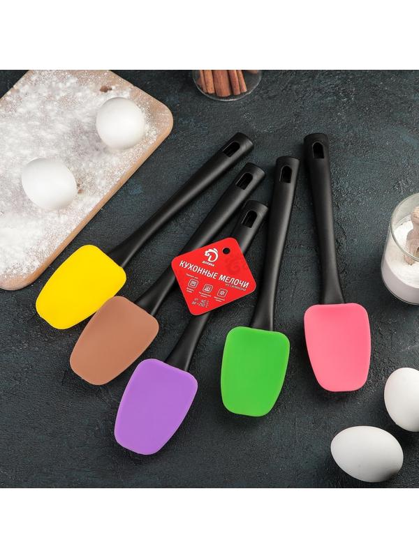 Лопатка Доляна «Контраст», 24,5 см, цвет МИКС