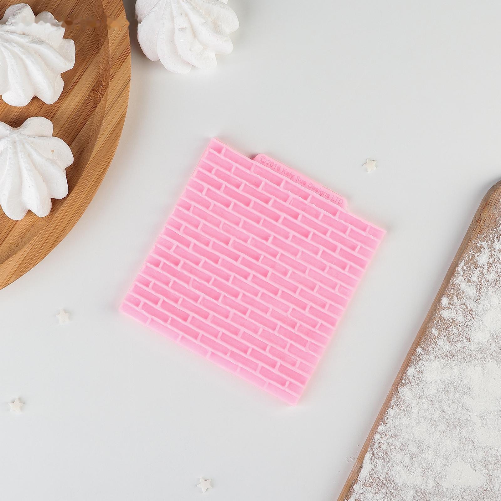 Молд «Кирпичная стена», 10×10 см