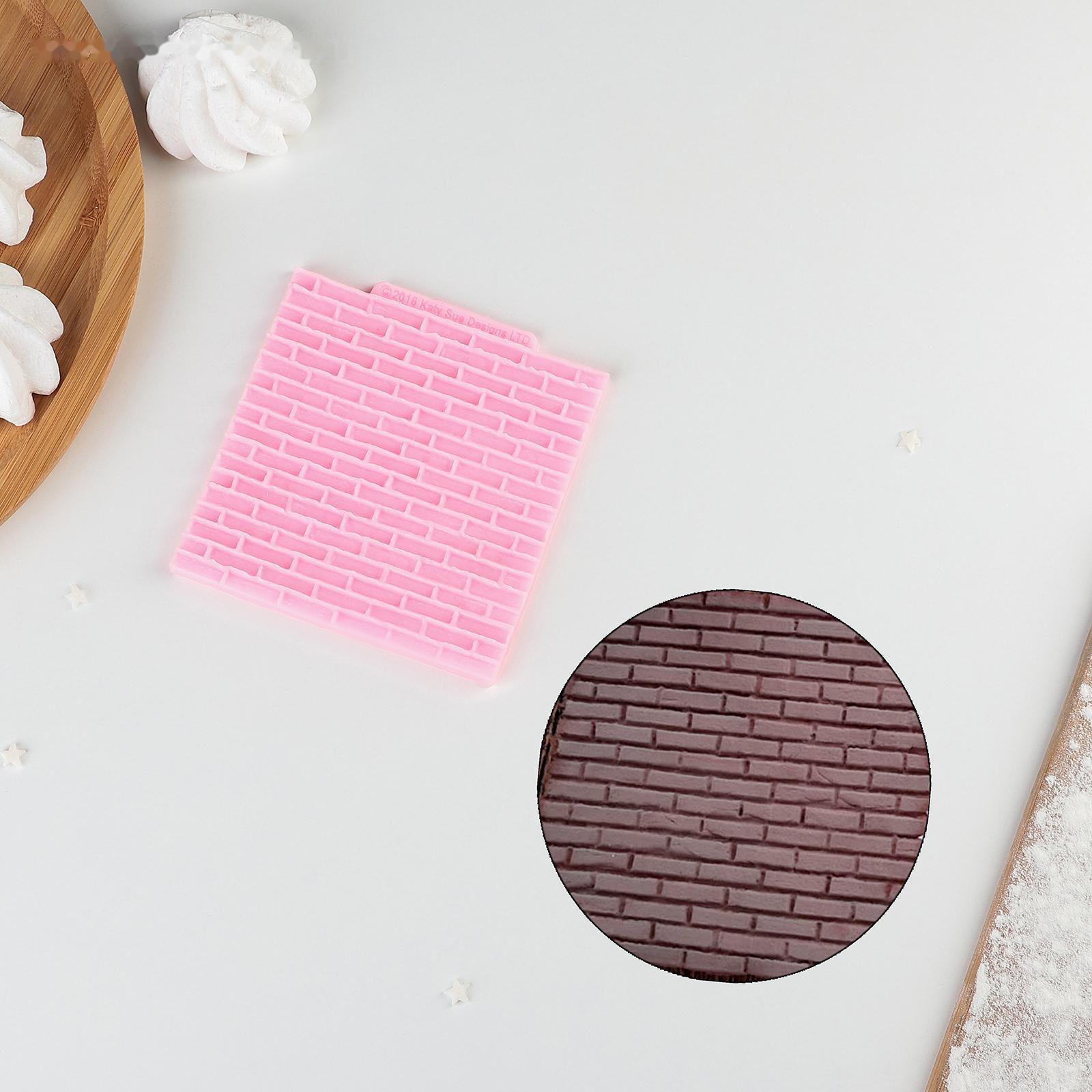 Молд «Кирпичная стена», 10×10 см