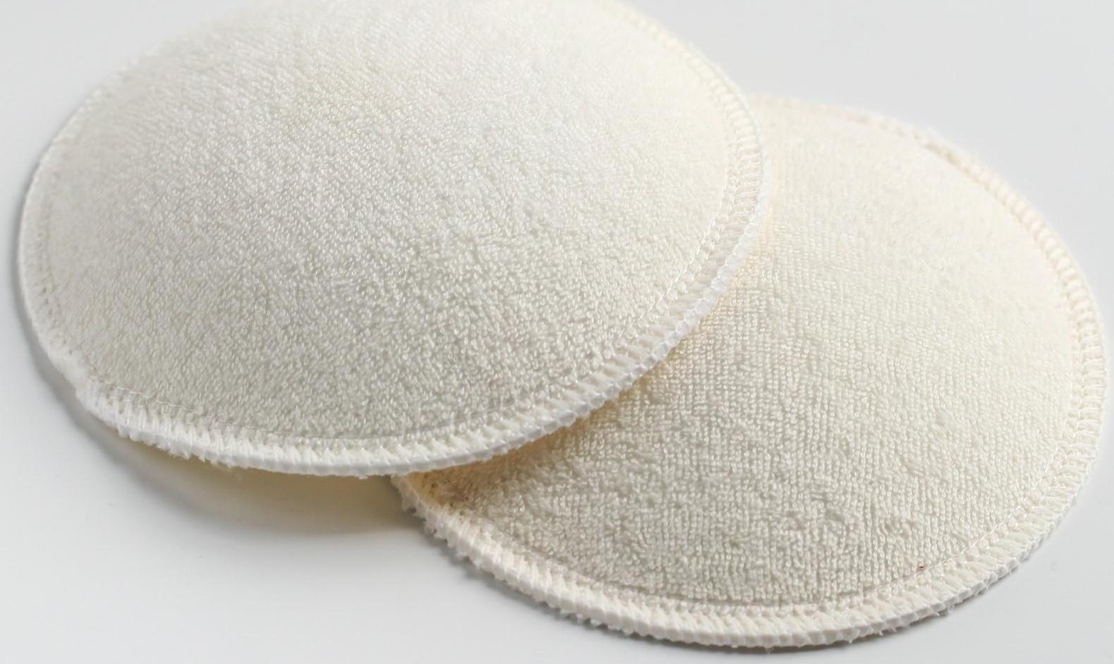 Набор многоразовых вкладышей для бюстгальтера, 4 шт., цвет белый