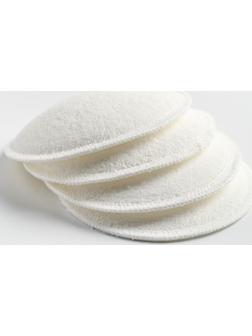 Набор многоразовых вкладышей для бюстгальтера, 4 шт., цвет белый