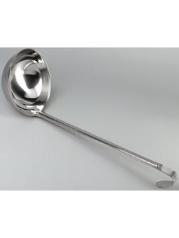 Половник, 750 мл, d=16,5 см, длина ручки 38 см, цельнотянутый