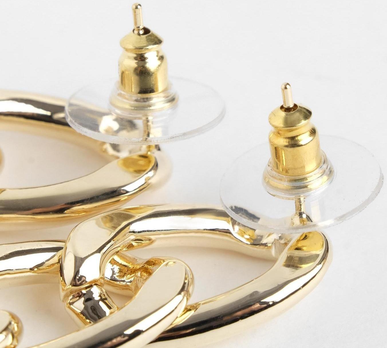 Серьги из металла 