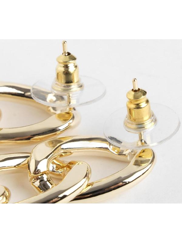 Серьги из металла 