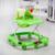 Ходунки «Маленький водитель С», 8 сил. колес, муз., зеленый