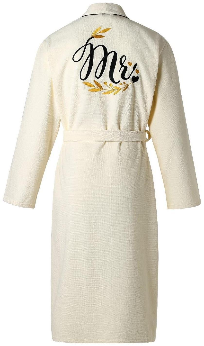 Халат махровый мужской Mister, размер 56-58, 100% хлопок