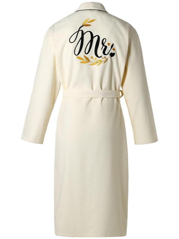 Халат махровый мужской Mister, размер 56-58, 100% хлопок