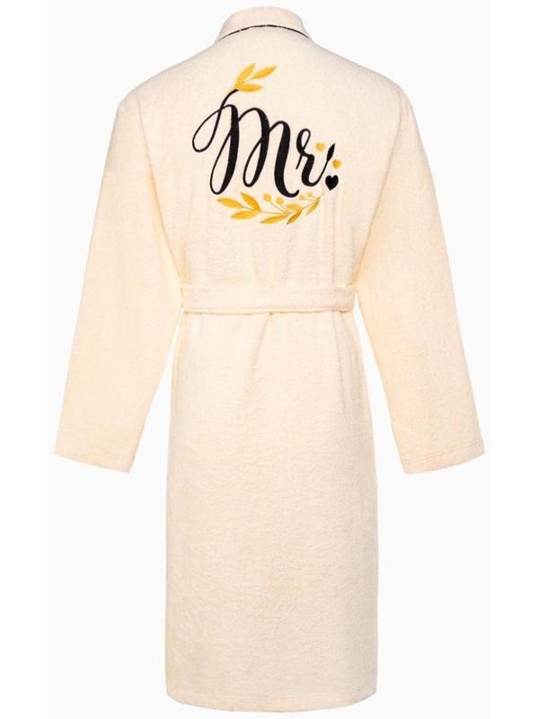 Халат махровый мужской Mister, размер 56-58, 100% хлопок