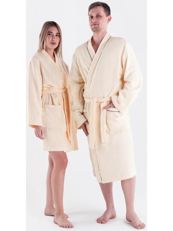 Халат махровый мужской Mister, размер 56-58, 100% хлопок