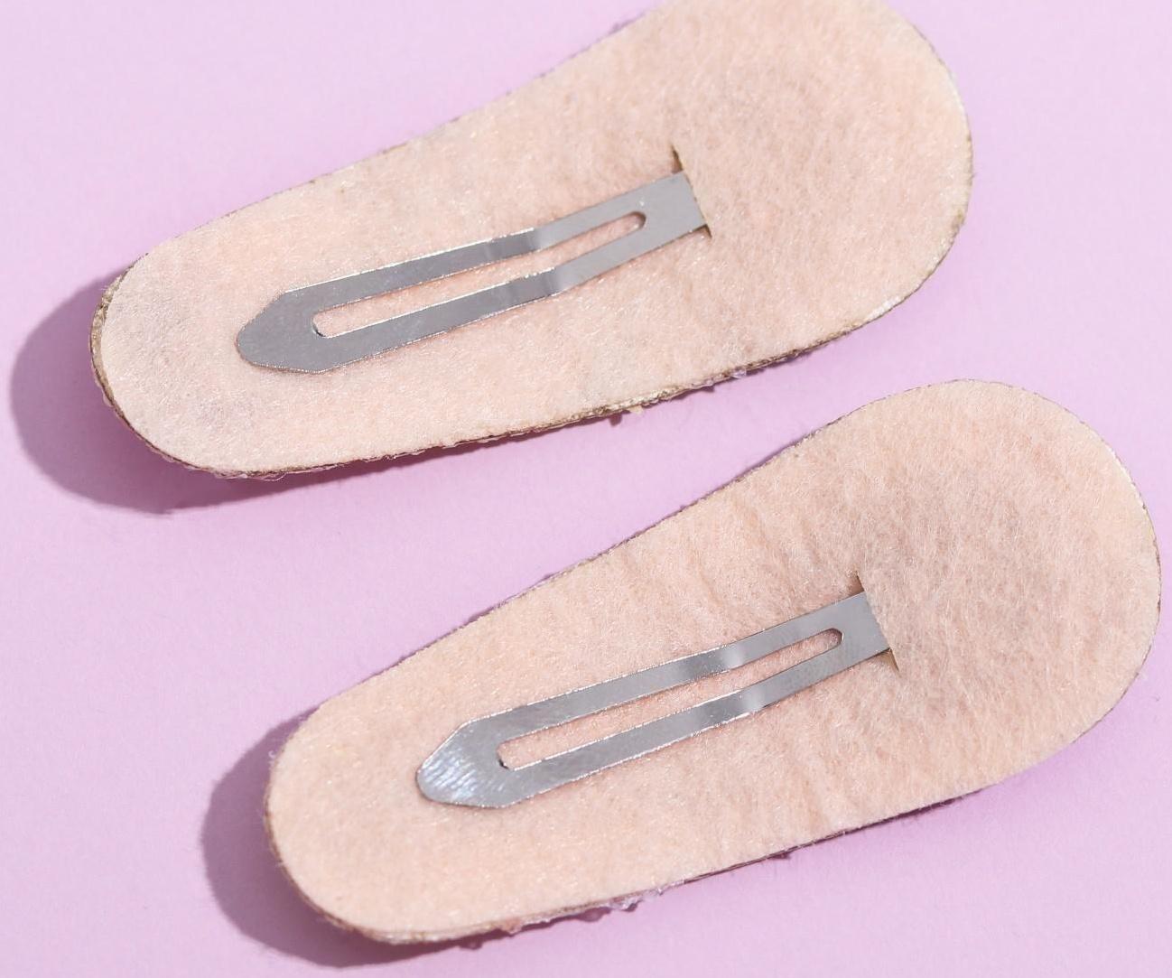 Заколки для волос на открытке «Единорог», 2 шт.