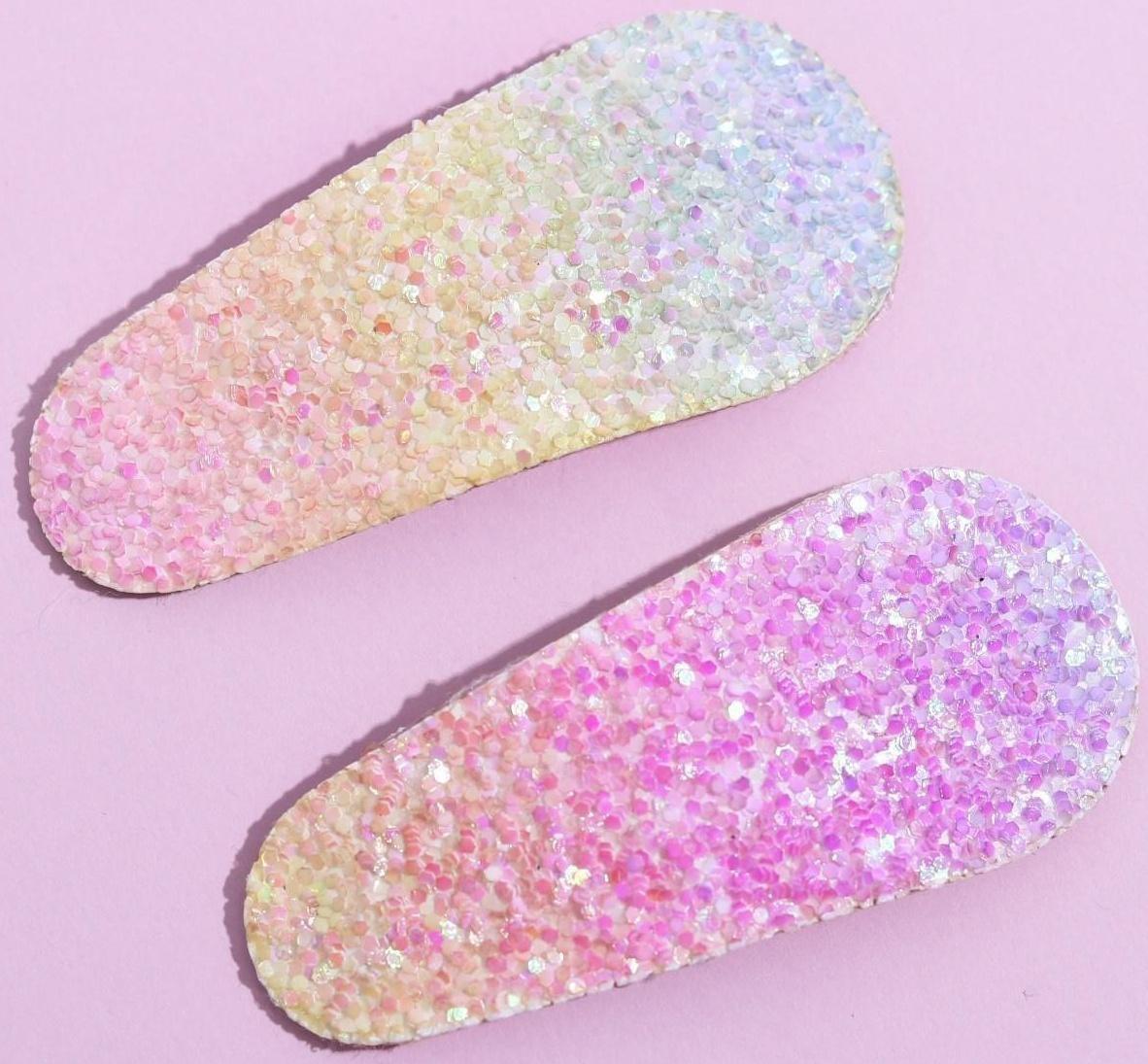 Заколки для волос на открытке «Единорог», 2 шт.