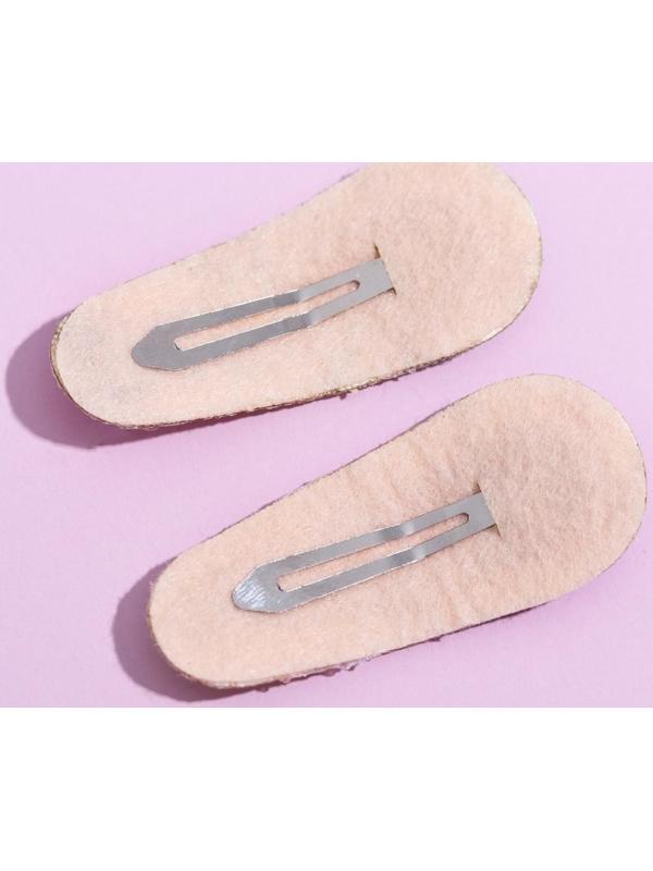 Заколки для волос на открытке «Единорог», 2 шт.