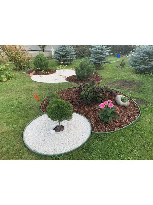 Лента бордюрная, 0.11 × 10 м, толщина 1 мм, пластиковая, оливковая, KANTA