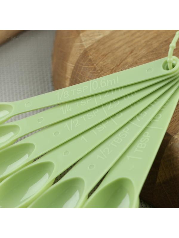 Набор мерных ложек «Изящество», 6 шт, 13×3 см, цвет МИКС