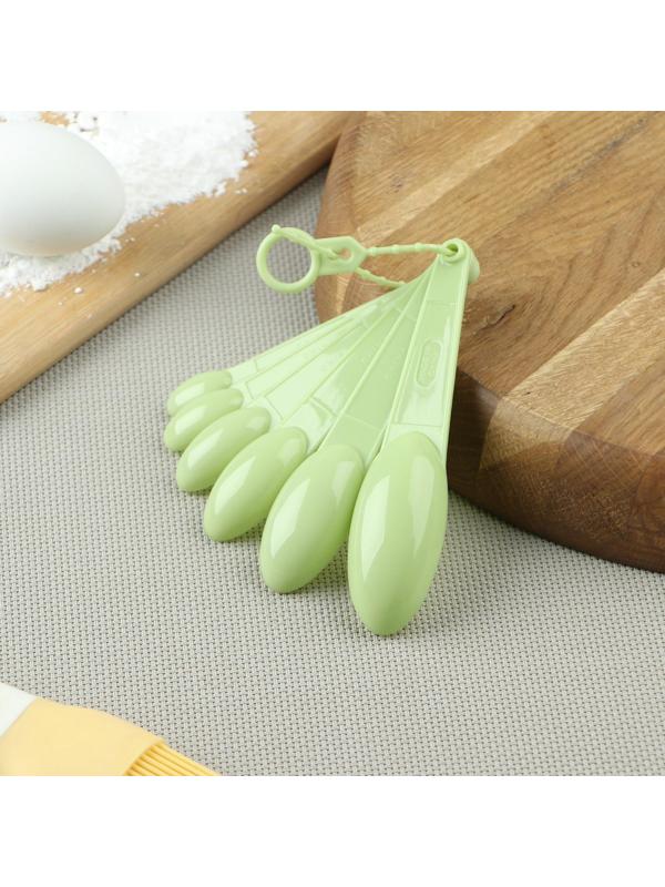 Набор мерных ложек «Изящество», 6 шт, 13×3 см, цвет МИКС