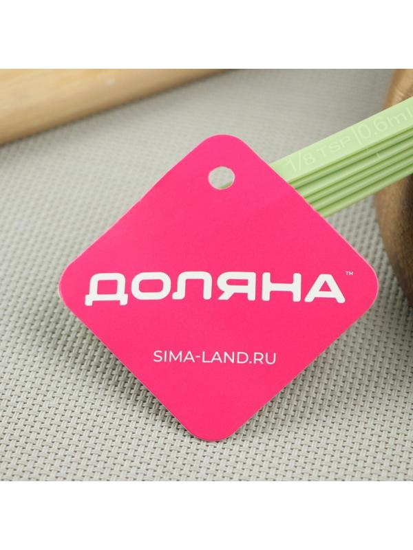 Набор мерных ложек «Изящество», 6 шт, 13×3 см, цвет МИКС