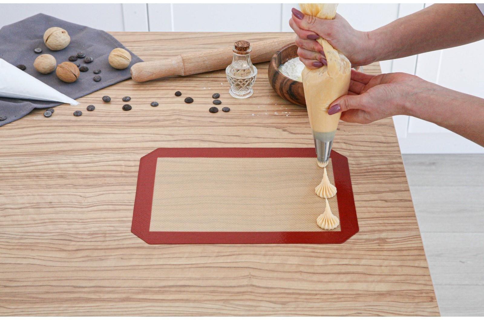 Коврик армированный, 30×20 см, цвет бежевый