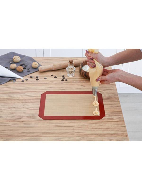 Коврик армированный, 30×20 см, цвет бежевый