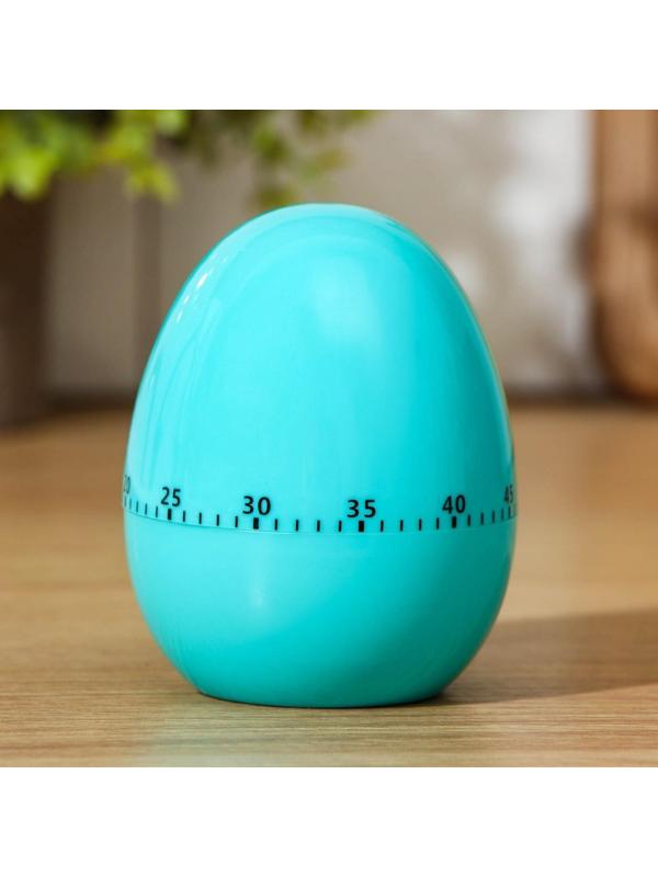 Кухонный таймер «Весёлое яйцо», механический, цвет МИКС