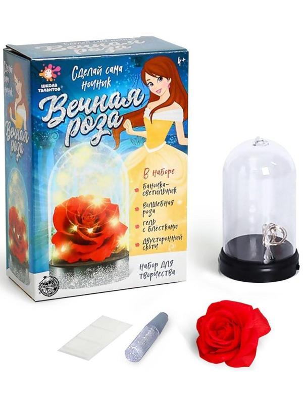 Набор для творчества «Ночник своими руками. Вечная роза»