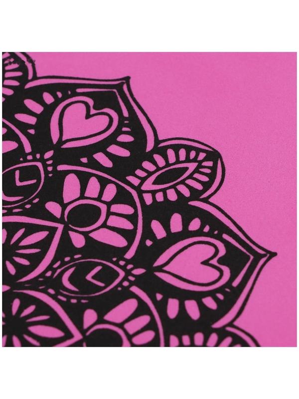 Блок для йоги 23 × 15 × 8 см, 120 г, цвет розовый