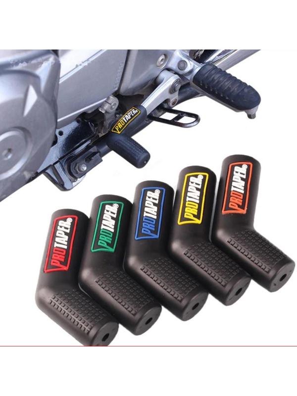 Накладка на рычаг переключения передач мотоцикла, черный, рисунок микс