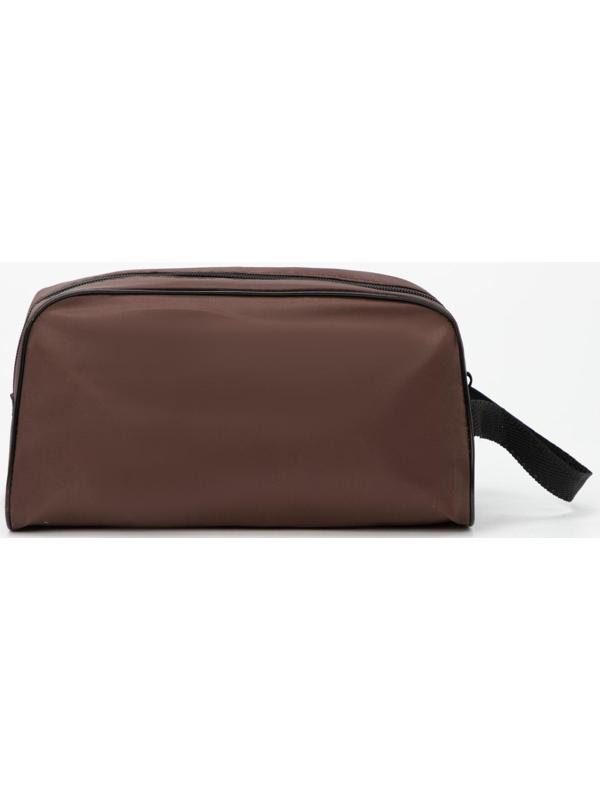 Косметичка на молнии, цвет коричневый