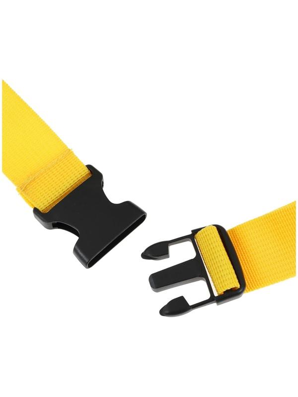 Сумка спортивная на пояс 29 × 10 см, 2 отделения, цвет зелёный