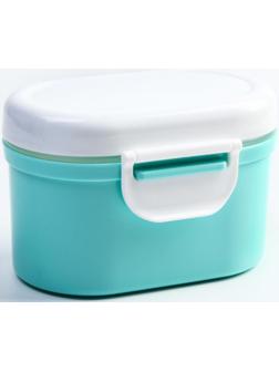 Контейнер для хранения детского питания, с ложкой, цвет МИКС