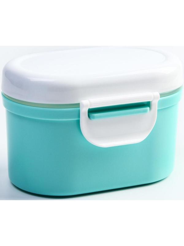 Контейнер для хранения детского питания, с ложкой, цвет МИКС