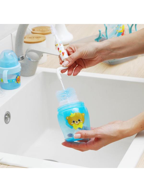 Поильник с мягким носиком «Мишка принц», с ручками, 250 мл