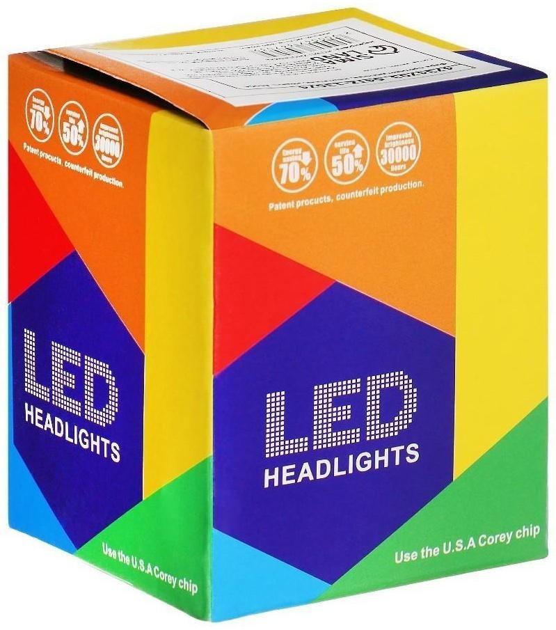 Фара cветодиодная для мототехники, 4 LED, IP65, 4 Вт, направленный свет