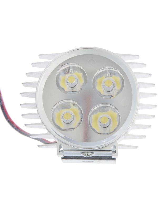Фара cветодиодная для мототехники, 4 LED, IP65, 4 Вт, направленный свет