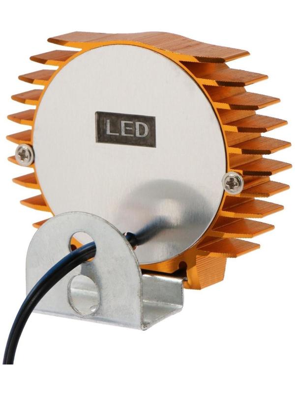 Фара cветодиодная для мототехники, 4 LED, IP65, 4 Вт, направленный свет