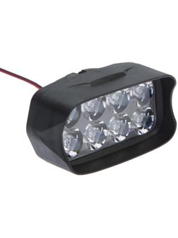 Фара cветодиодная для мототехники, 8 LED, IP67, 8 Вт, направленный свет