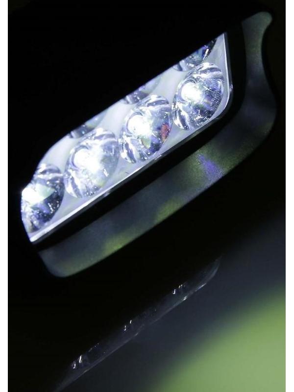 Фара cветодиодная для мототехники, 8 LED, IP67, 8 Вт, направленный свет