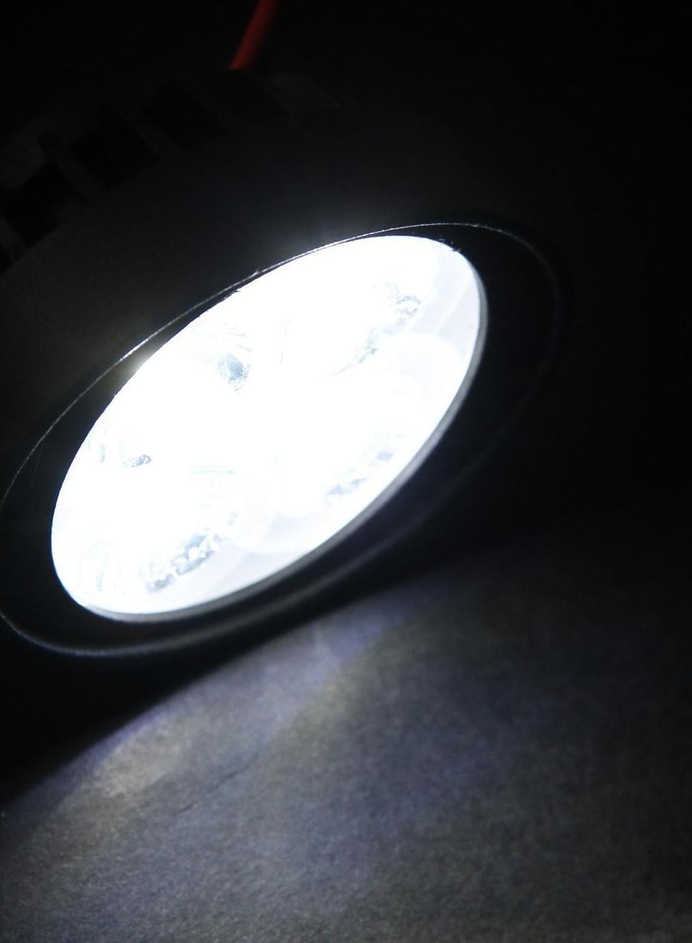 Фара cветодиодная для мототехники, 4 LED, IP67, 10 Вт, направленный свет, набор 2 шт