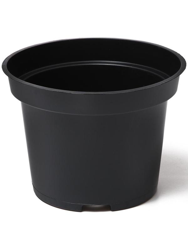 Горшок для рассады, 2 л, 17 × 17 × 13 см, чёрный, Greengo