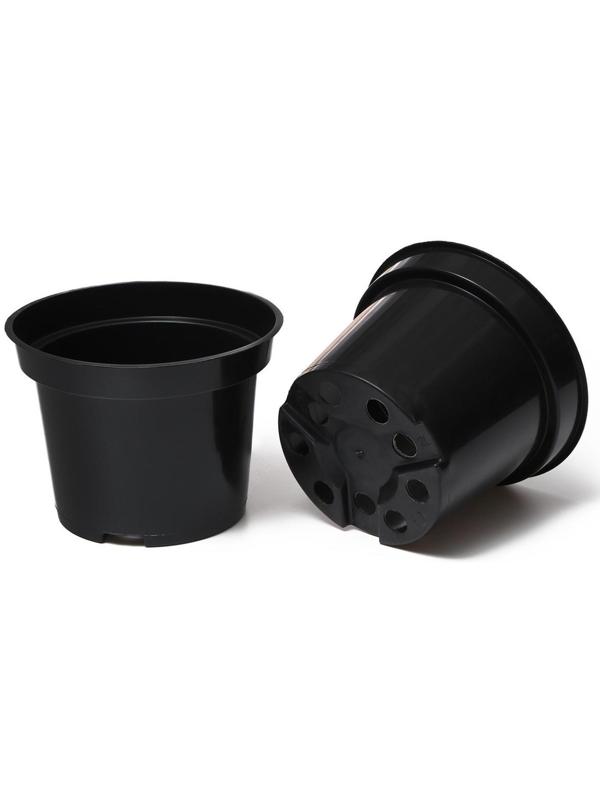 Горшок для рассады, 2 л, 17 × 17 × 13 см, чёрный, Greengo