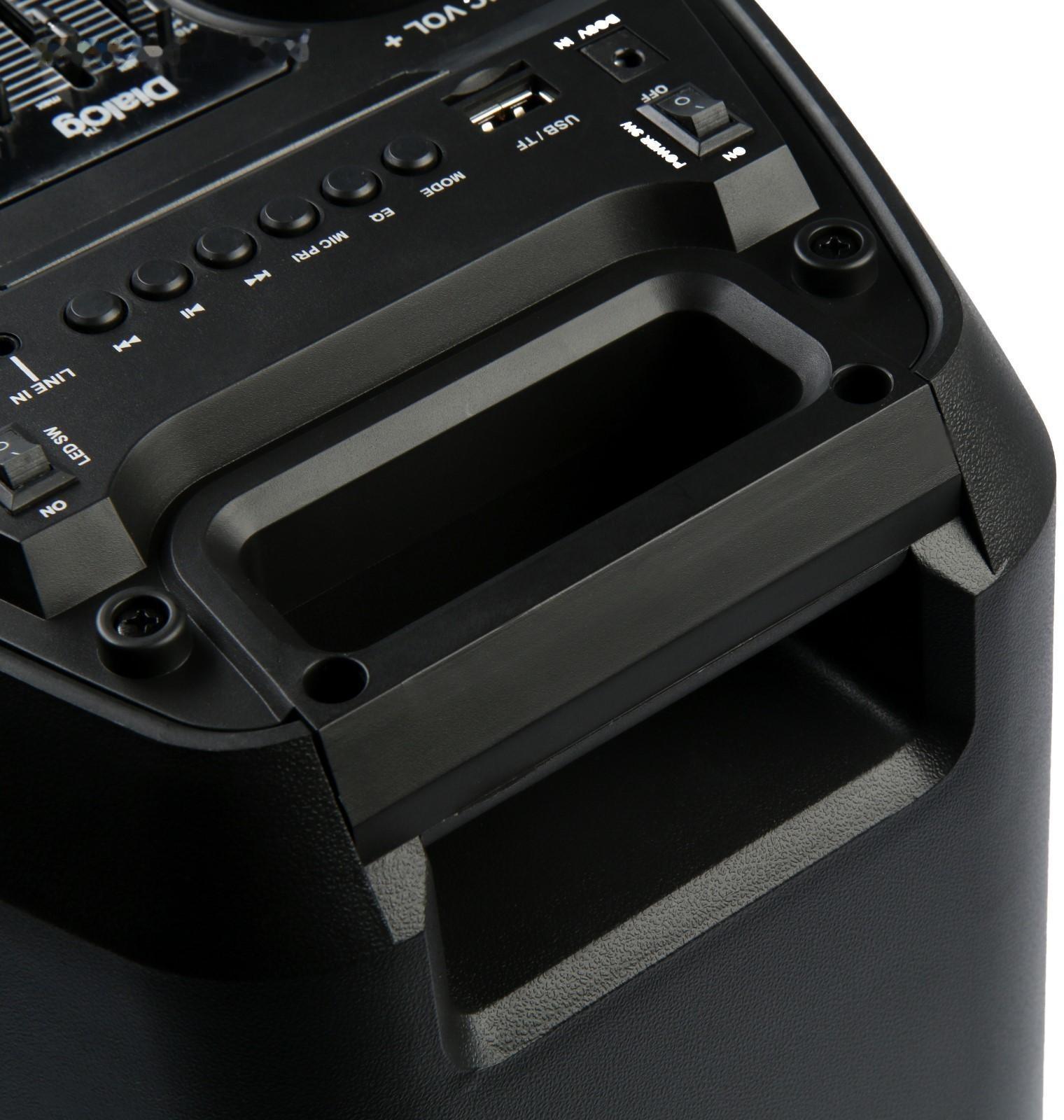 Портативная караоке система Dialog Oscar AO-12, 30 Вт, FM, AUX, USB, BT, Li-Ion 3600 мАч