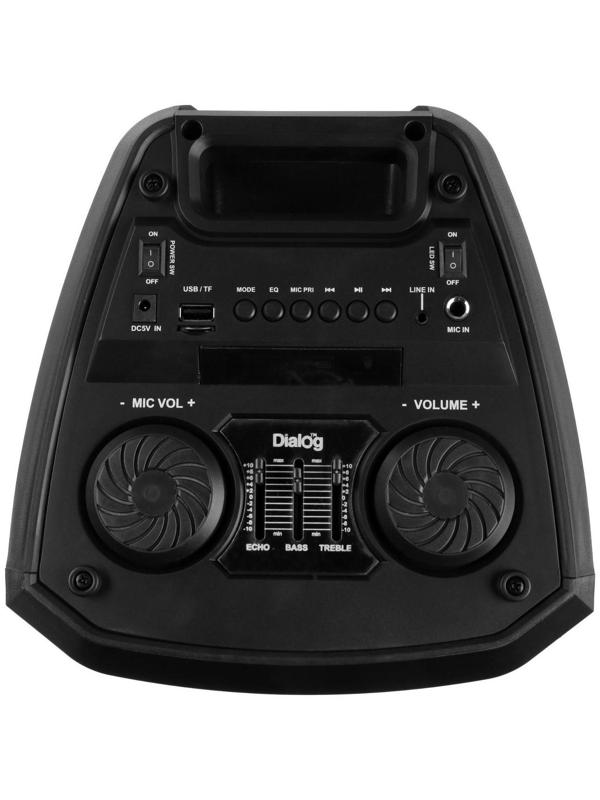 Портативная караоке система Dialog Oscar AO-12, 30 Вт, FM, AUX, USB, BT, Li-Ion 3600 мАч