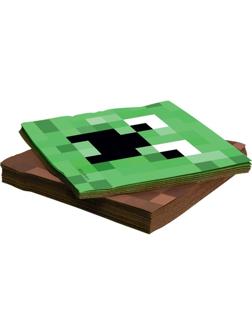 Салфетки бумажные «Пиксели», набор 20 шт., 33х33 см