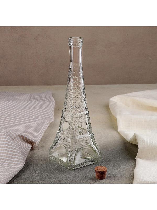 Бутылка стеклянная для масла «Париж», 350 мл, h=27 см