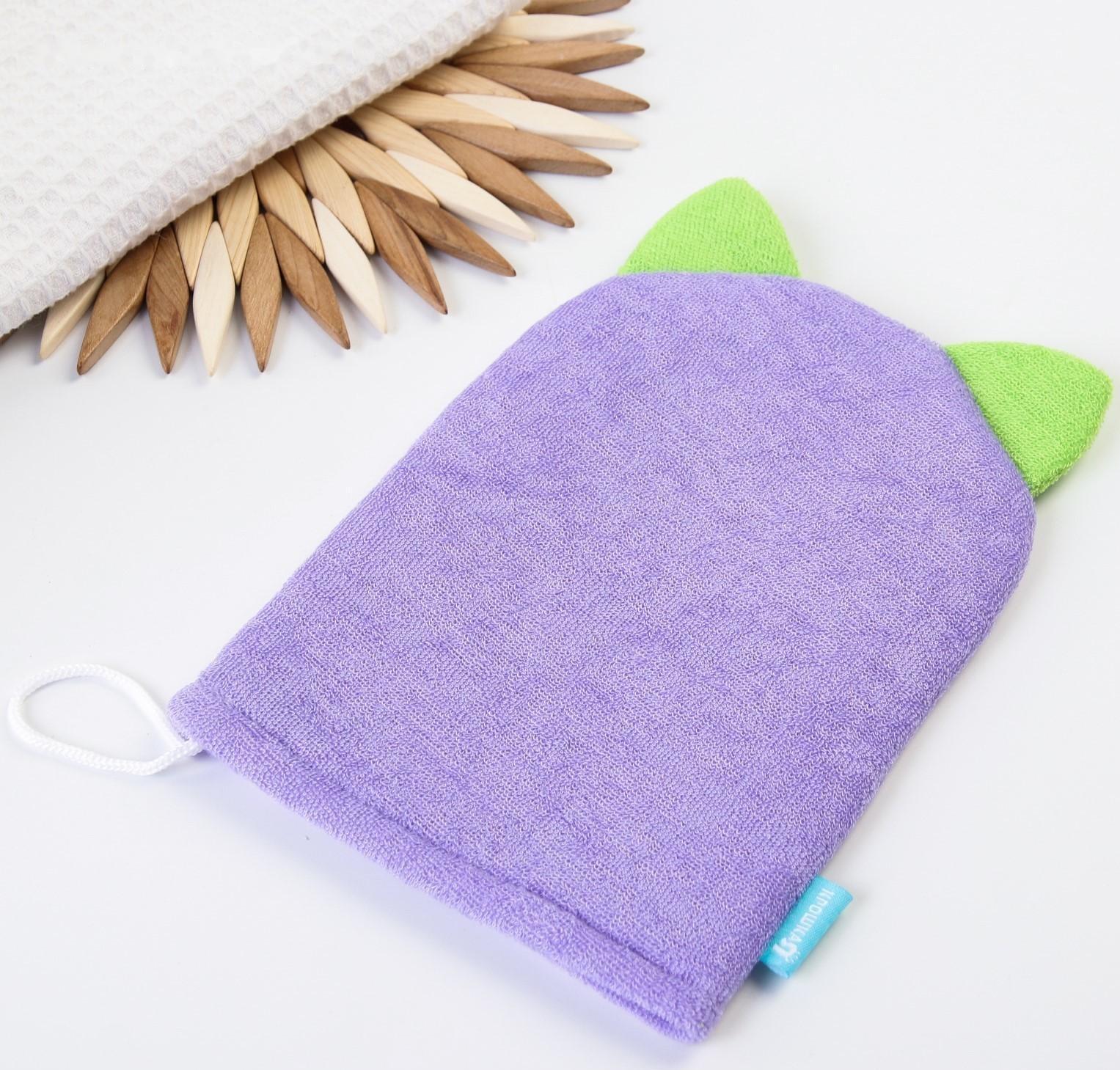 Игрушка-мочалка для купания, детская «Совёнок» из махры