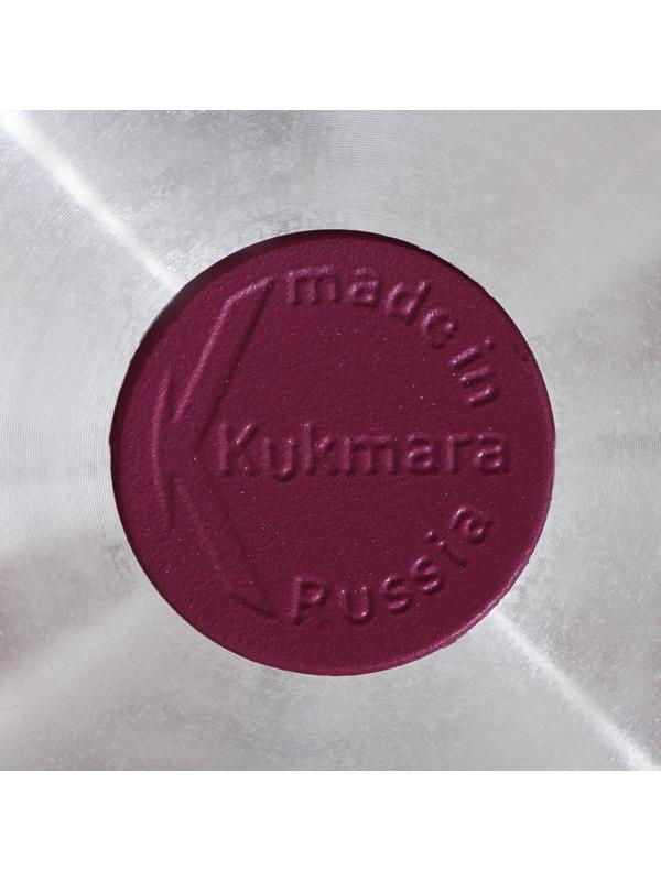 Кастрюля Trendy style, 1 л, стеклянная крышка, антипригарное покрытие, цвет бордовый