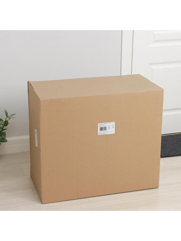 Подставка для обуви «Наоми», 3 яруса, 70×33×58 см, цвет чёрный