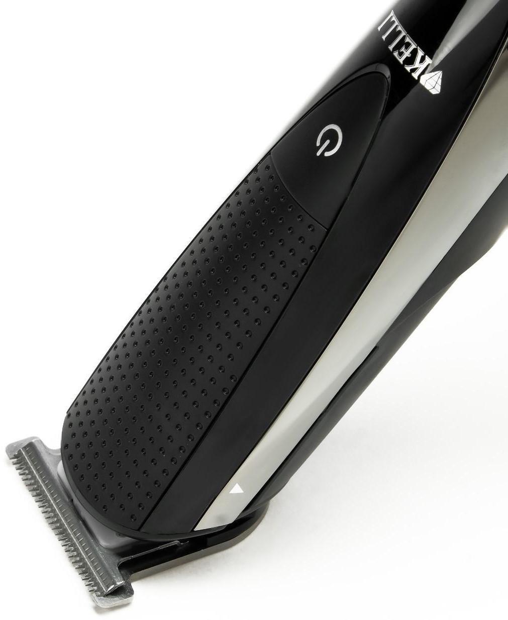 Машинка для стрижки KELLI KL-7002, 45 Вт, триммер, 5 насадок, АКБ