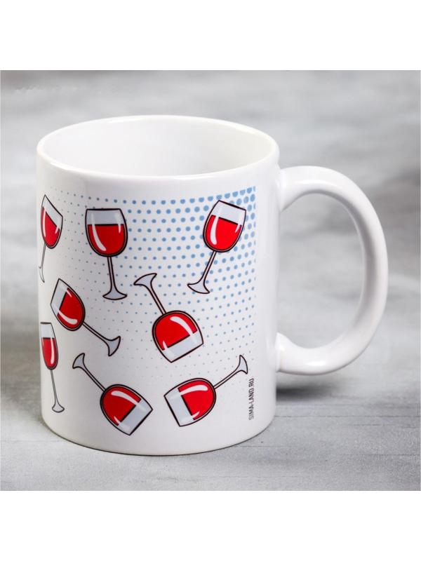 Кружка «Я испытываю острое чувство вина», 300 мл