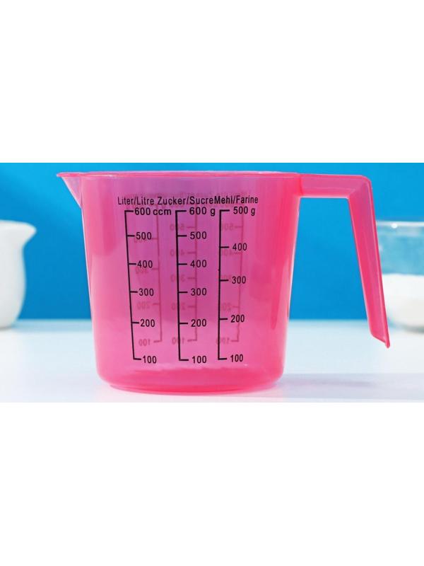 Кувшин мерный, 600 мл, цвет МИКС