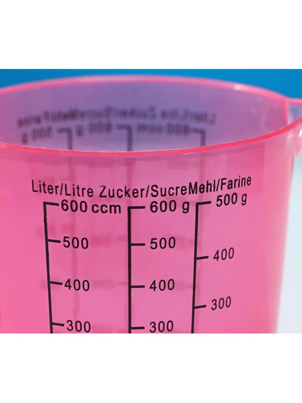 Кувшин мерный, 600 мл, цвет МИКС